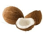 Noix de coco, riche en acides gras saturés